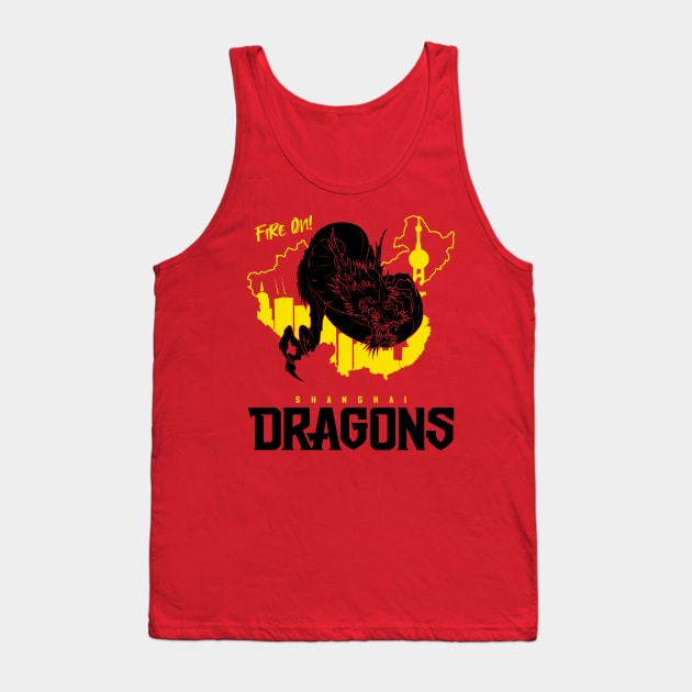 Shanghai DRAGONS Tank Top by SerenityDiscord